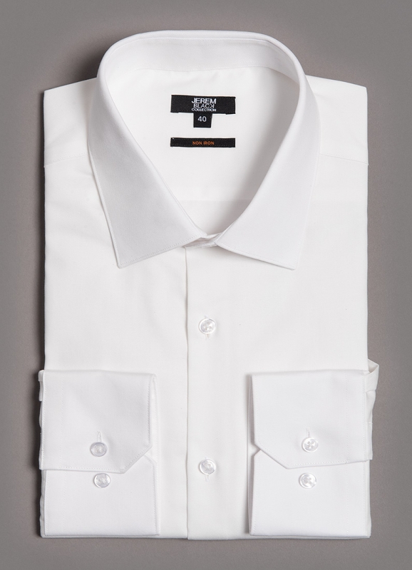 Chemise 100% coton avec traitement SANS REPASSAGE