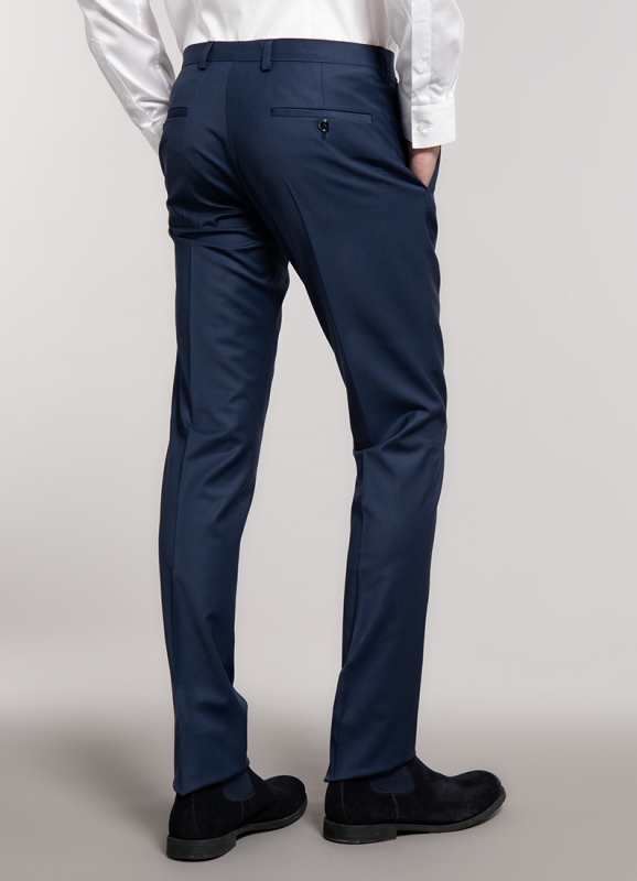 Blue suit trouser
