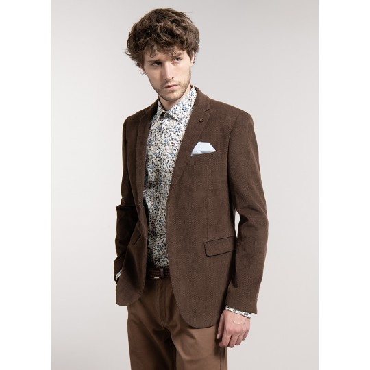 Velvet jacket with elbow patches Velvet jacket with elbow patches