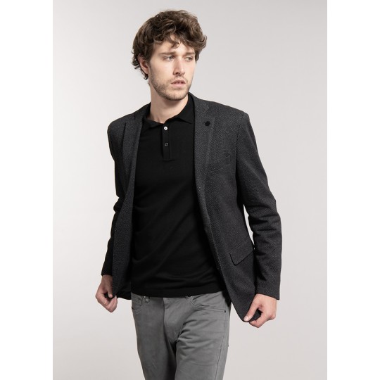 Fabric jacket with pins Fabric jacket with pins