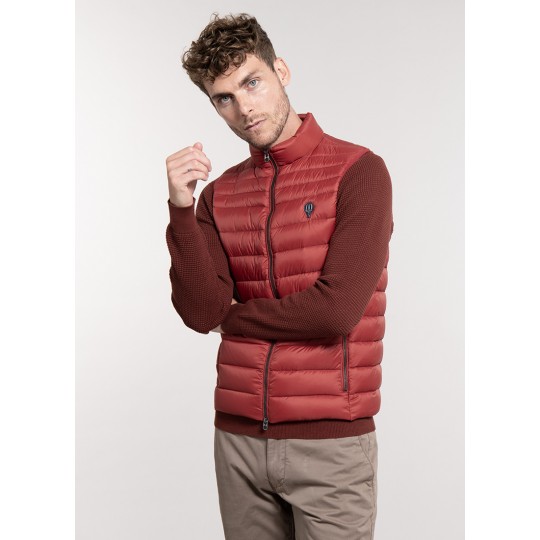 Down-jacket without sleeves Down-jacket without sleeves