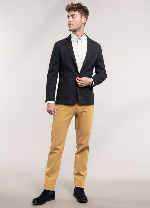 Navy wool jacket