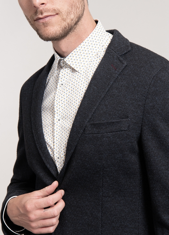 Navy wool jacket