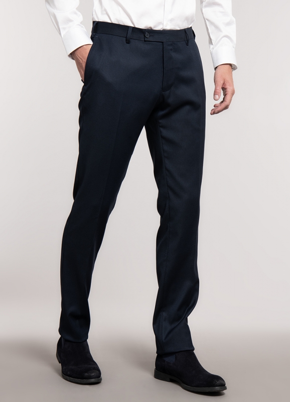 Navy suit trouser
