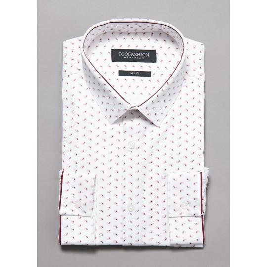 Slim printed comma shirt Slim printed comma shirt