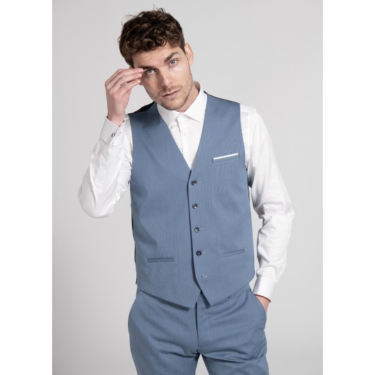 Waistcoat in stretch cotton Waistcoat in stretch cotton