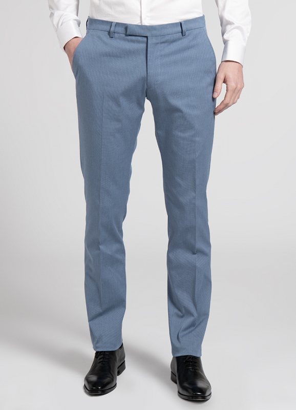 Pantalon tendance en tissus coton stretch