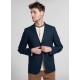 Jacket with suede elbow patches