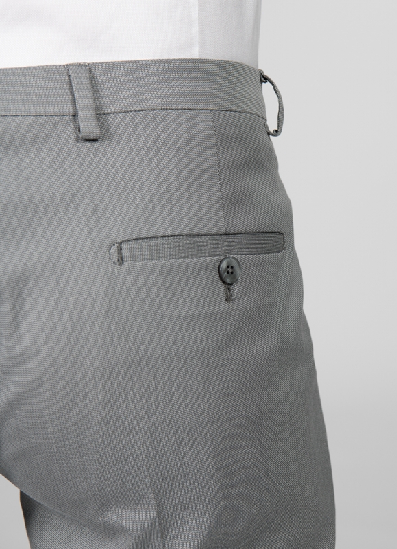 Trendy trouser in stretch cotton