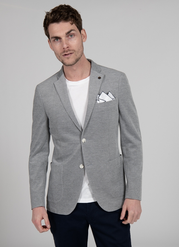 Jacket with elbow patches