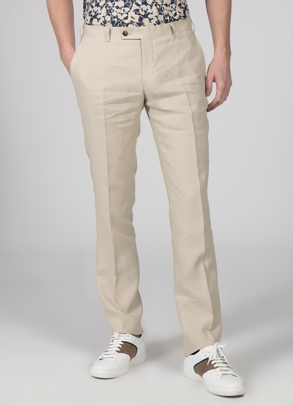 Suit pants in linen