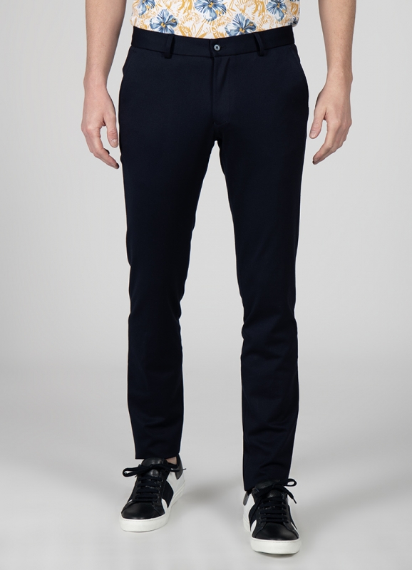 Pantalon de costume en maille
