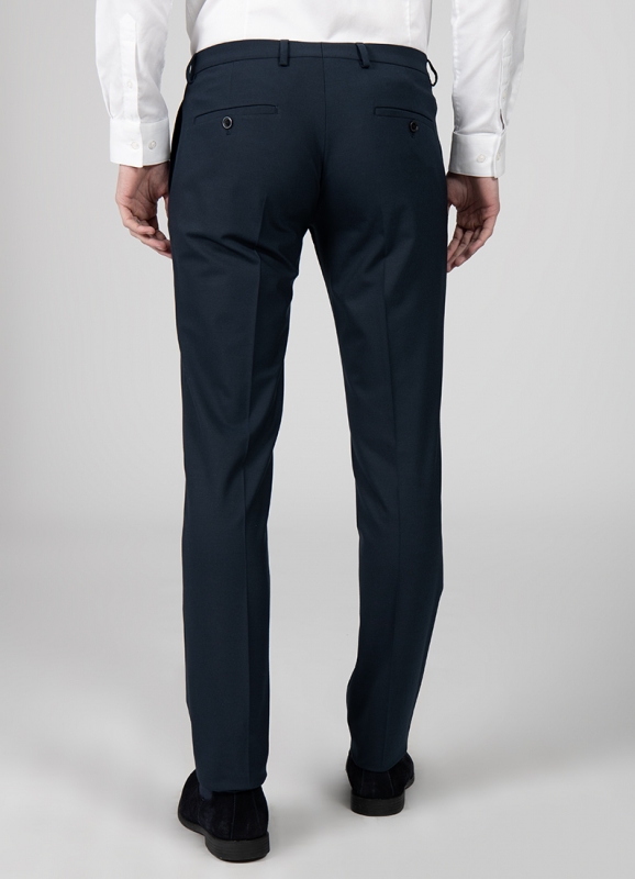 Plain suit trousers