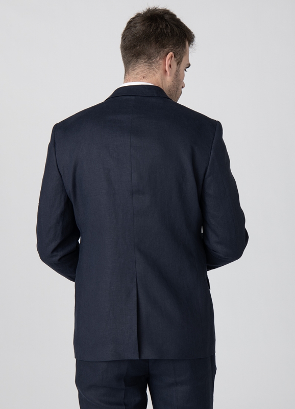 Fitted linen jacket