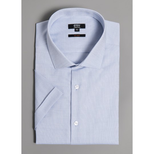 Chemise manches courtes avec traitement SANS REPASSAGE Chemise manches courtes avec traitement SANS REPASSAGE