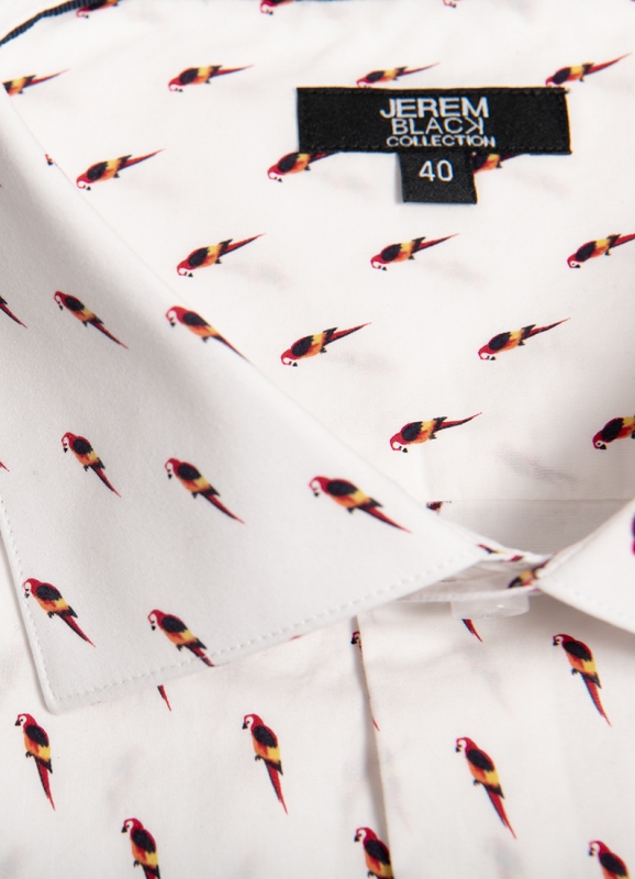 Parrot print shirt