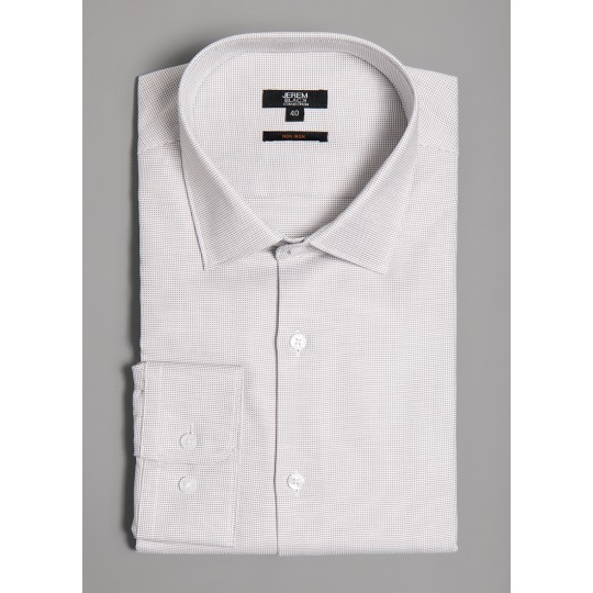 Bicolore shirt with treatment NO IRONING