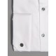 Chemise blanche avec boutons de métal