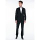 Veste de costume noir en laine