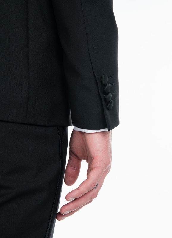 Veste de costume noir en laine