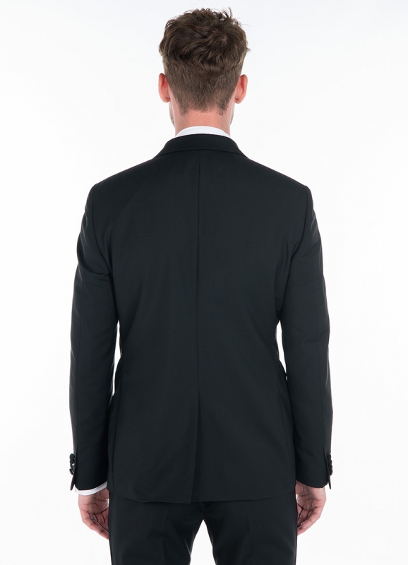 Veste de costume noir en laine