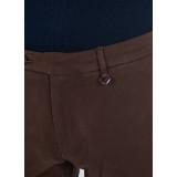 Pantalon en coton uni avec accessoire amovible à la taille
