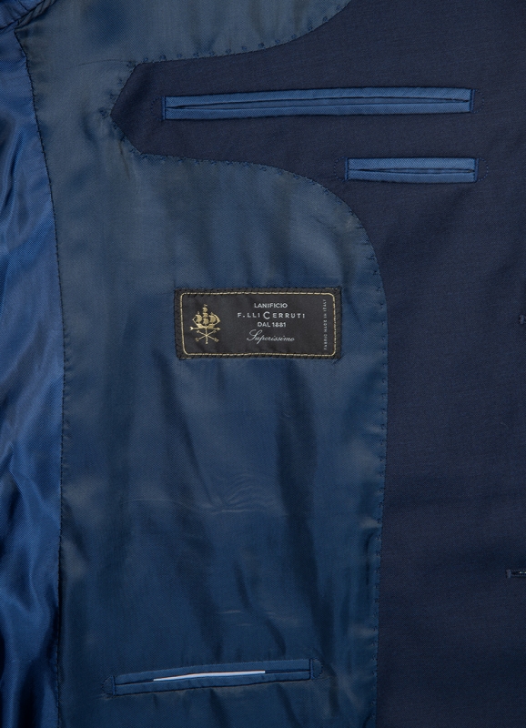 Suit jacket in virgin wool Cerruti fabric