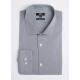 Thin stripes shirt with treatment NO IRONING