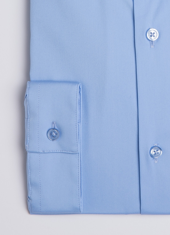 Slim shirt in stretch poplin 