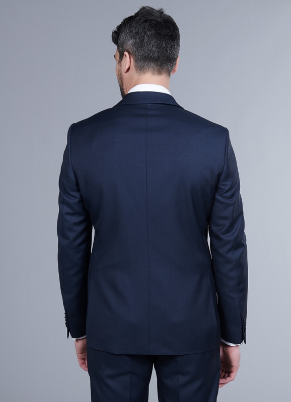 Jacket in wool fabric