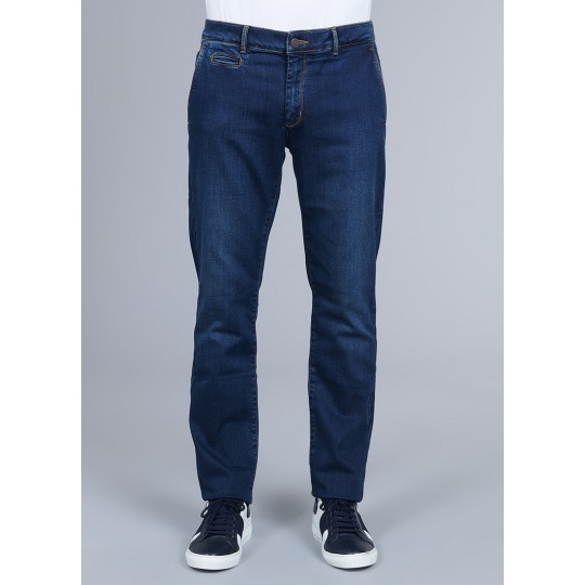 5-pocketed cotton denim jeans 