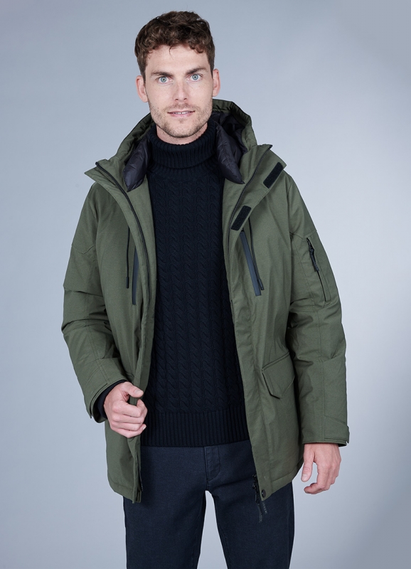 Parka en duvet avec capuche 