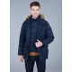 Jacket with removable facing and hood