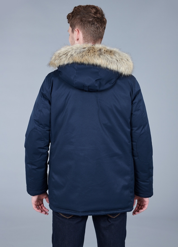 Jacket with removable facing and hood