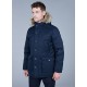 Jacket with removable facing and hood