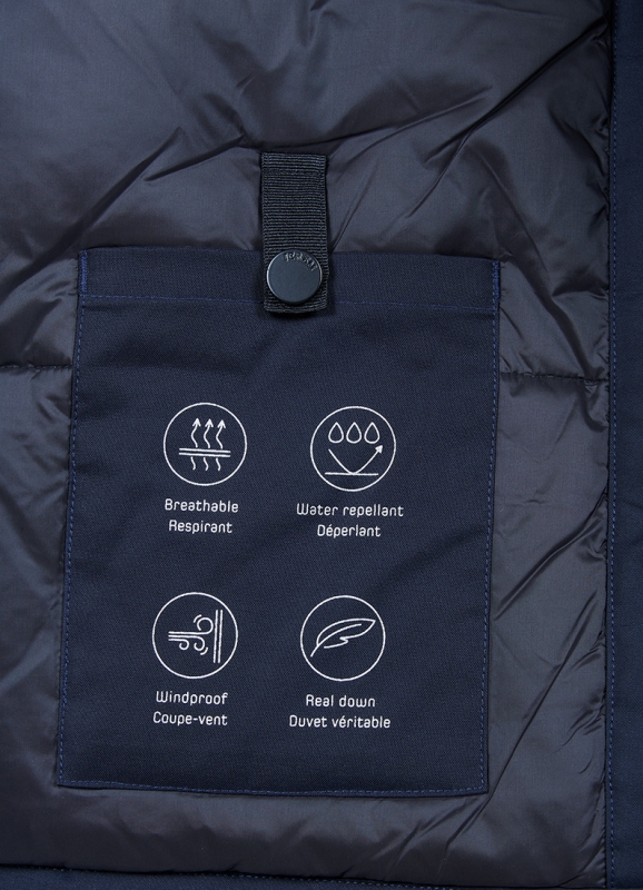 Parka en duvet avec capuche 