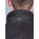 Blouson en cuir avec parmenture amovible