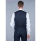 Black buttoned waistcoat