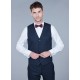 Black buttoned waistcoat