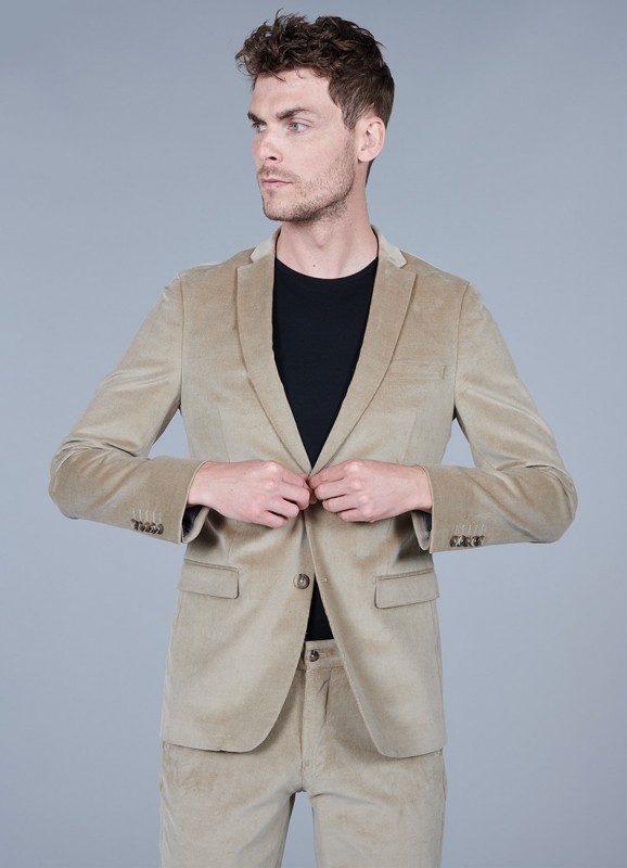 Corduroy suit jacket