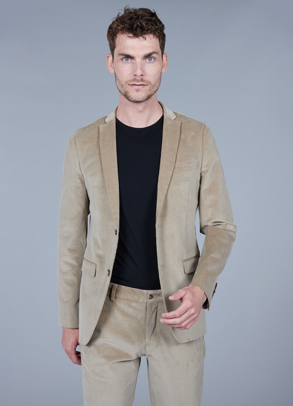 Corduroy suit jacket
