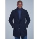 Coat with removable facing and tailored collar