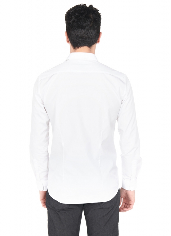 Cotton poplin shirt - Tailored fit