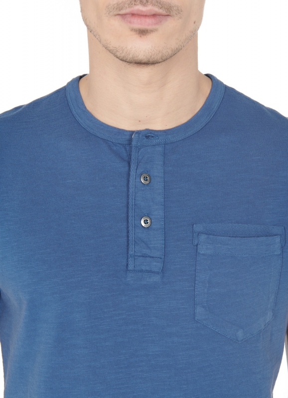 POLO COL OFFICIER TEINT EN PIECE 