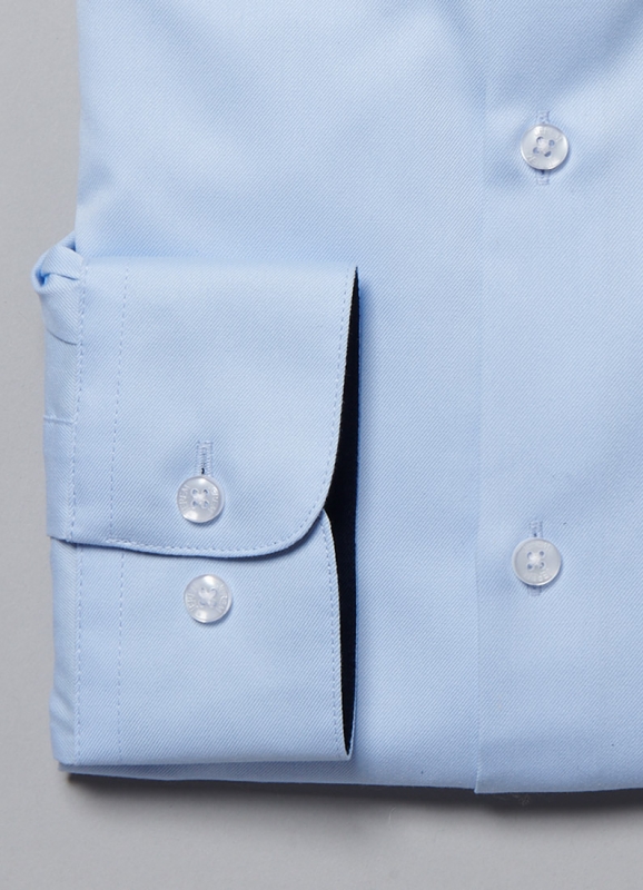 Cotton twill shirt – Tailored fit