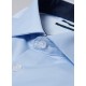 Chemise en twill de coton Tailored fit