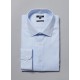 NON-IRON thin blue stripes shirt – Modern fit