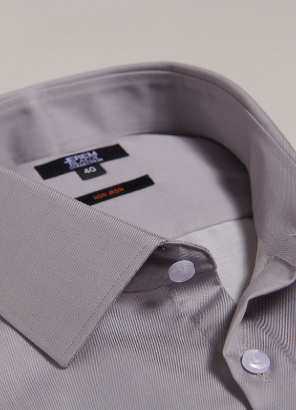 NON-IRON Cotton twill shirt – Modern fit