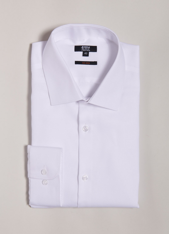 Chemise texturée en coton Sans Repassage Modern fit