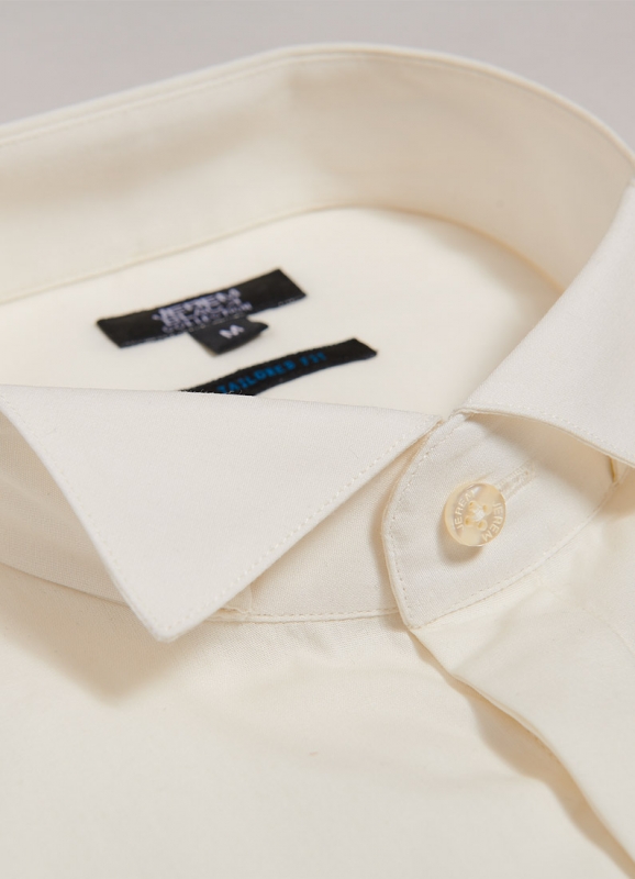 Cotton poplin Wing tip Ceremony shirt - Tailored fit